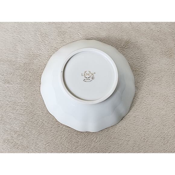 Lenox Bowl Rose Manor Gold Trim 90's New w/ Box 5 1/2" Made in USA Vintage - Picture 11 of 14